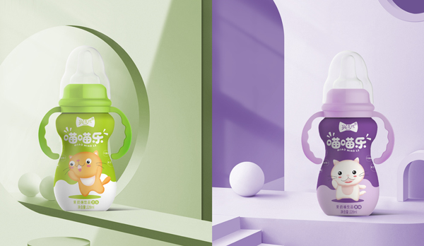 興生代喵喵樂果奶味飲品 原味紅色