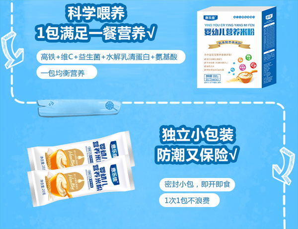 息樂佳氨基酸營養(yǎng)米粉9