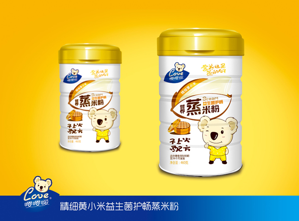 嚶嚶噯精細(xì)黃小米蒸米粉-益生菌護(hù)暢