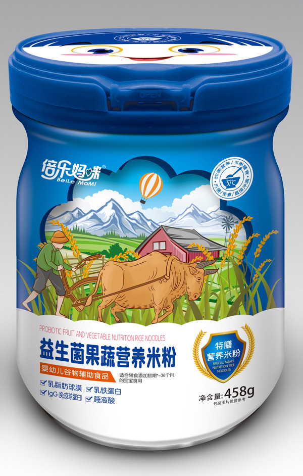 倍樂媽咪益生菌果蔬特膳營(yíng)養(yǎng)米粉