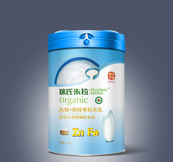 瑞氏米拉鐵加鋅有機米乳450g