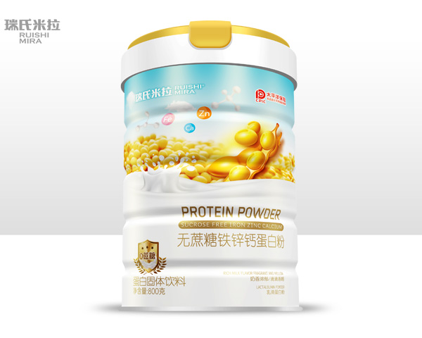 瑞氏米拉無蔗糖鐵鋅鈣蛋白粉