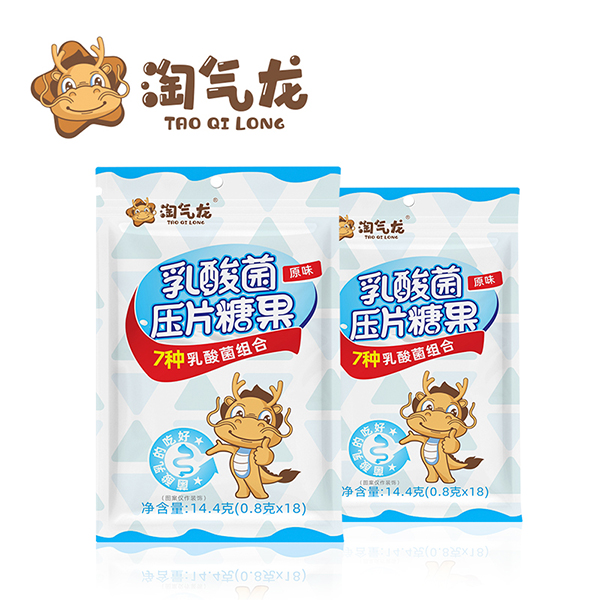 淘氣龍乳酸菌奶片(壓片糖果)