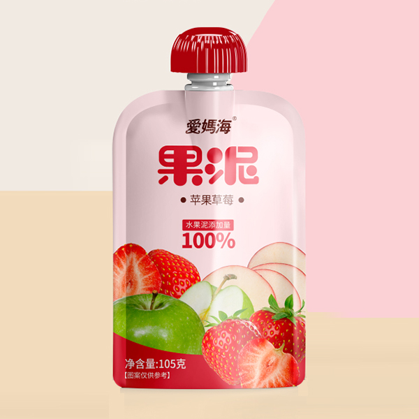 愛媽海果泥 蘋果草莓