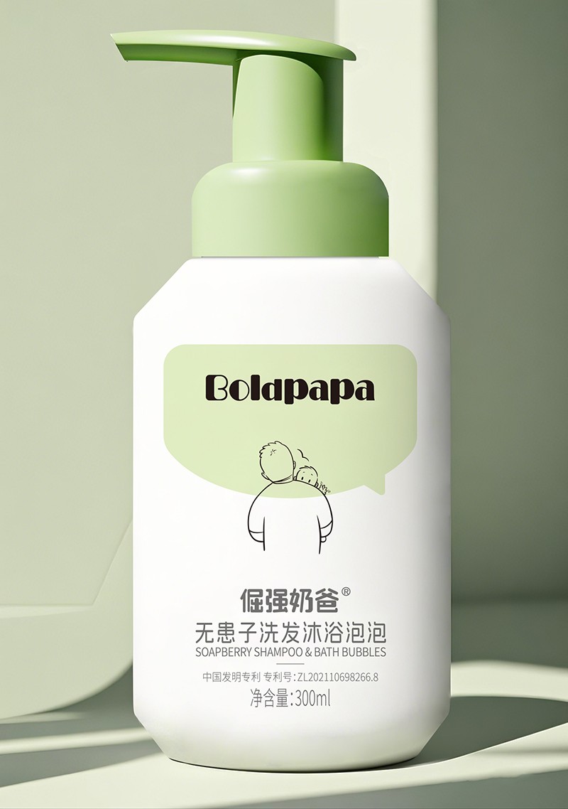 倔強奶爸無患子洗發(fā)沐浴泡泡