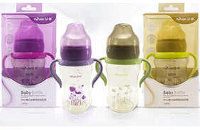 PPSU寬口徑修腰炫彩自動(dòng)奶瓶