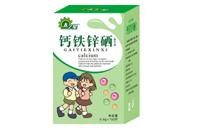 太之星鈣鐵鋅硒+維生素鈣片