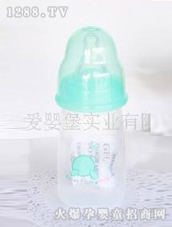 愛(ài)嬰堡PP方形小奶瓶