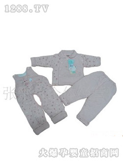 比比樂翻領背帶三件套