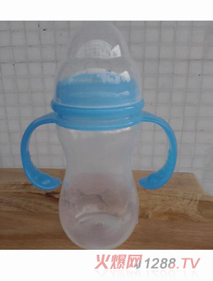 貝安樂寬口弧形PP玻璃奶瓶