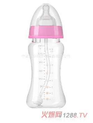 朵陽(yáng)240毫升寬口徑PP奶瓶粉