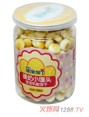 康康柳丁蛋奶小饅頭寶寶機能餅干