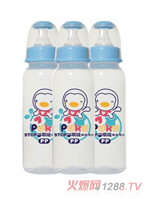 藍色企鵝嬰兒標準PP奶瓶240cc