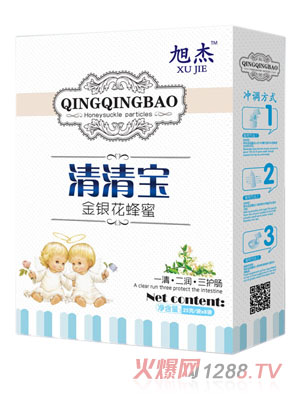 旭杰金銀花蜂蜜清清寶盒裝