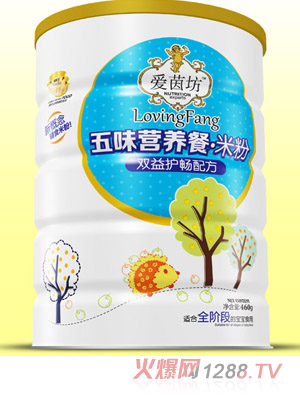 愛茵坊雙益護(hù)暢五味營(yíng)養(yǎng)餐米粉鐵聽