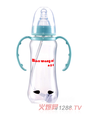 小王子9安弧形感溫有耳自動(dòng)PP奶瓶