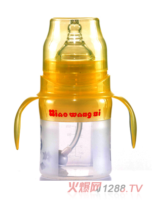 小王子4安硅膠環(huán)保形自動有耳奶瓶