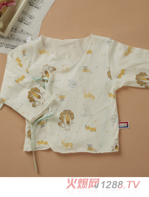 金色小魚精棉單面動(dòng)物樂園密邊合同衫