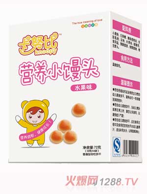 卡努比水果味營(yíng)養(yǎng)小饅頭