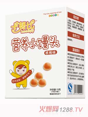 卡努比核桃味營(yíng)養(yǎng)小饅頭