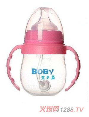 小蘋(píng)果仿生奶瓶180ML粉色