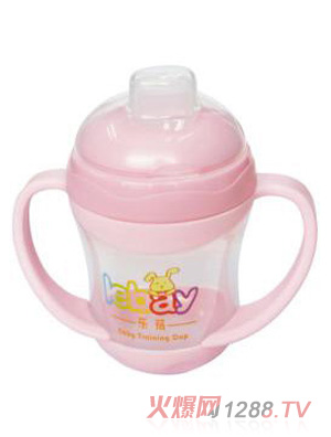 陽光兔嬰兒軟嘴訓(xùn)練杯180ML粉色