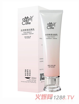 喵吖水潤保濕潔面乳100ml