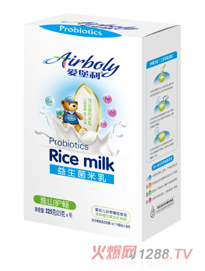 愛(ài)堡利淮山護(hù)暢益生菌米乳盒裝