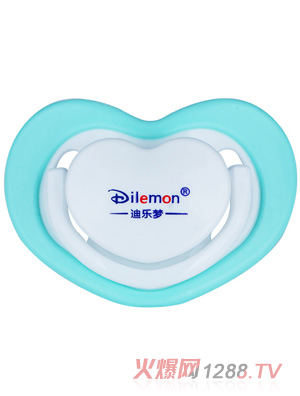 迪樂夢心形安撫奶嘴藍色