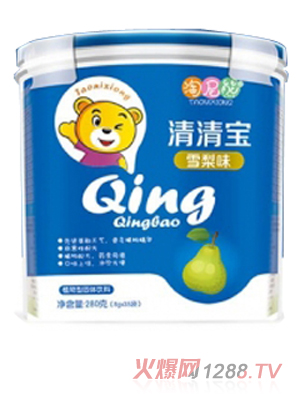 淘尼熊雪梨味清清寶桶裝