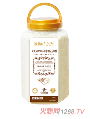 愛蓓樂益生元（護(hù)暢）五谷雜糧配方米粉1028g 淮山薏米芡實(shí)