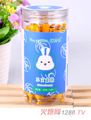 優(yōu)貝兔三文魚(yú)腸130克