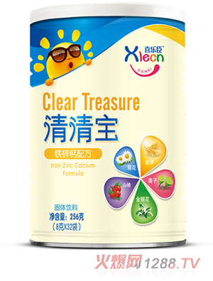 喜樂臣鐵鋅鈣配方清清寶