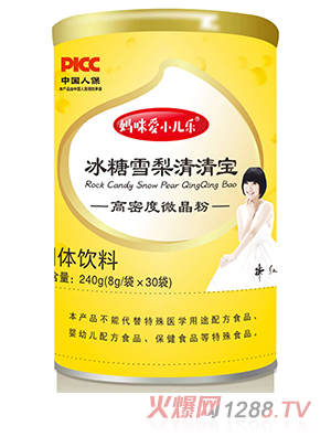媽咪愛小兒樂®冰糖雪梨清清寶