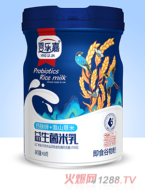 嬰樂嘉鈣鐵鋅+淮山薏米益生菌米乳