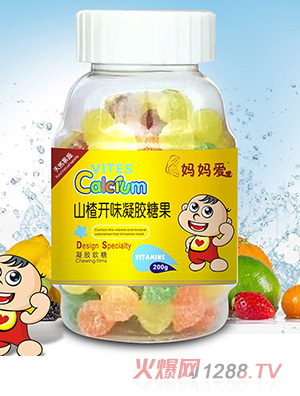 媽媽愛(ài)山楂開(kāi)味凝膠糖果