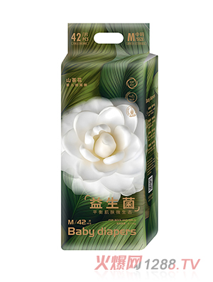山茶花益生菌紙尿褲M42