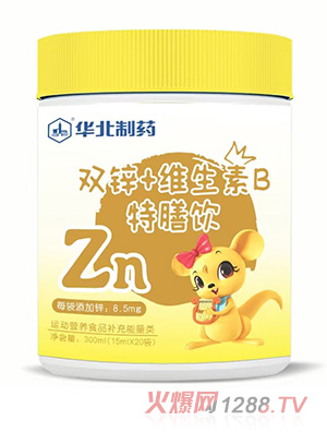 華北制藥雙鋅+維生素B特膳飲
