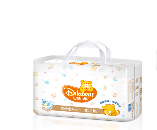 迪拉小熊超薄暢吸紙尿片XL36片
