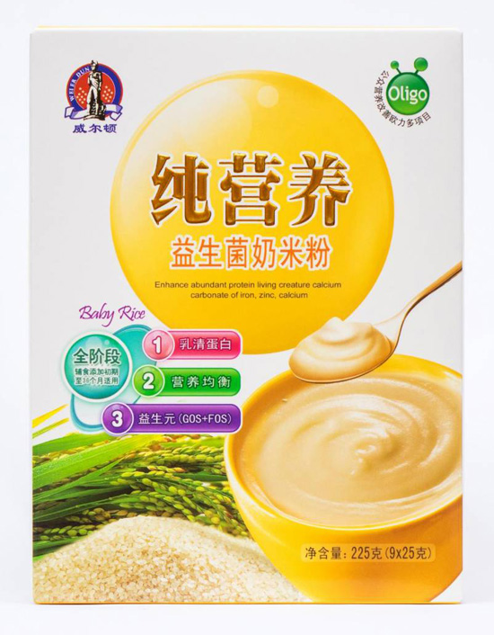 威爾頓25G純營養(yǎng)益生菌奶米粉