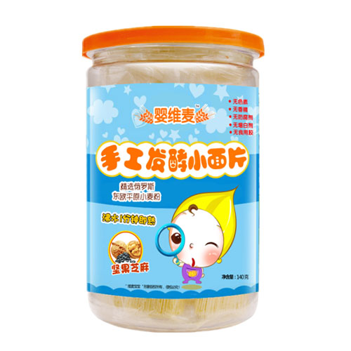 嬰維麥?zhǔn)止ぐl(fā)酵小面片堅果芝麻