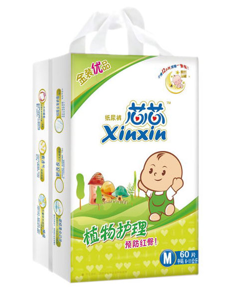 芯芯植物護(hù)理紙尿褲M60片