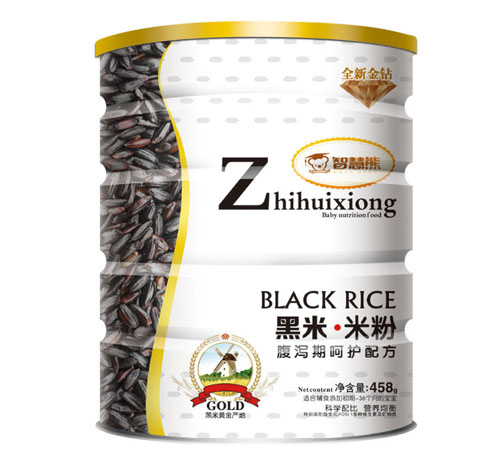 智慧熊腹瀉期呵護(hù)配方黑米米粉聽裝