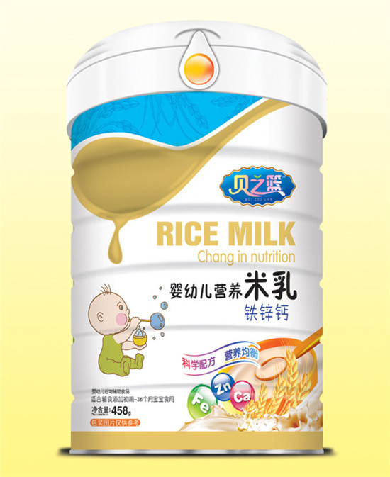 貝之籃鐵鋅鈣-嬰幼兒營(yíng)養(yǎng)米乳