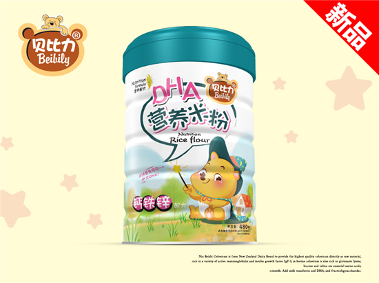 貝比力鈣鐵鋅DHA營養(yǎng)米粉聽裝